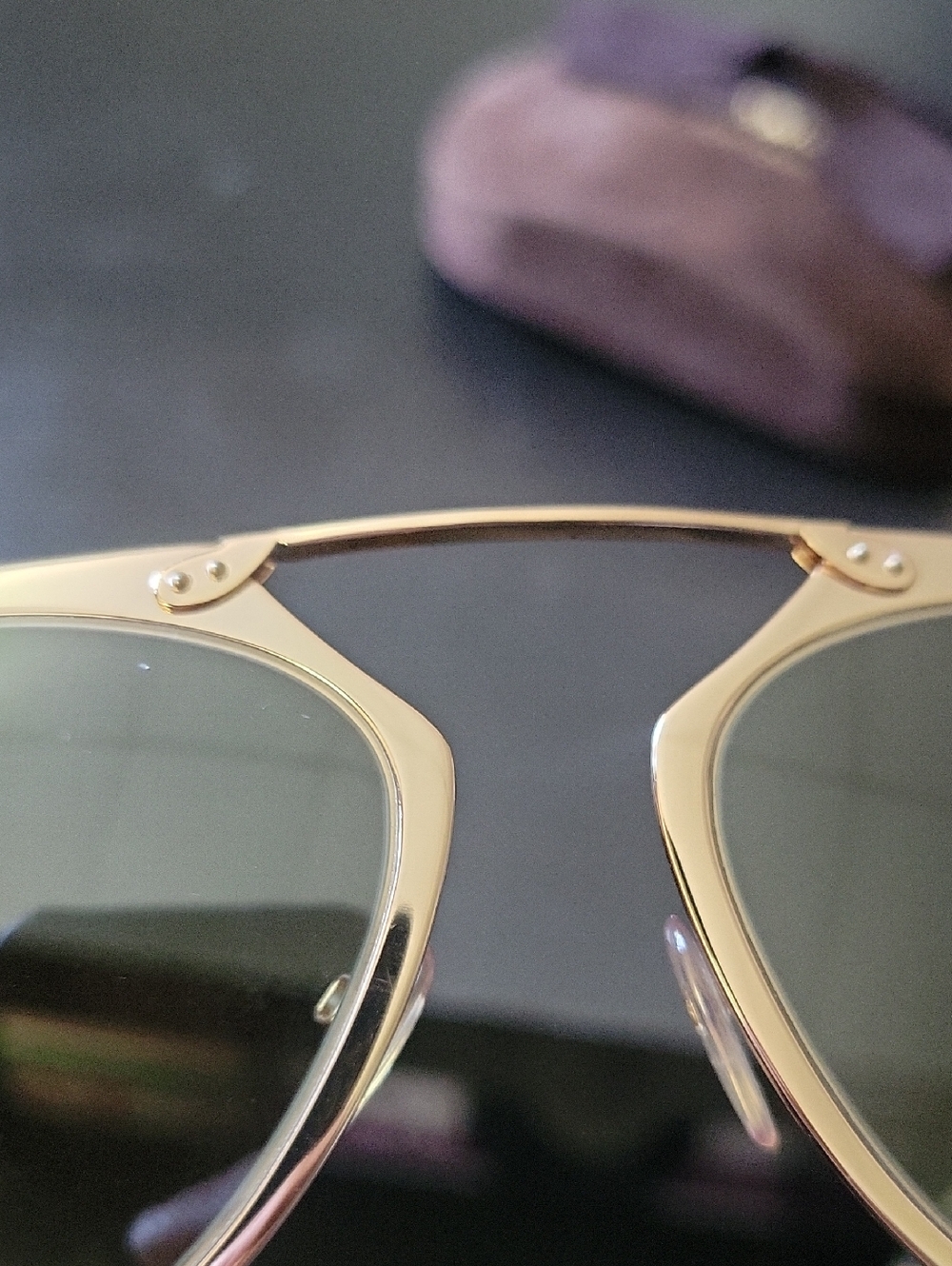 Tom Ford Dashel 508 Gold Aviator Sunglasses with Brown Gradient Lenses - Picture 12 of 12